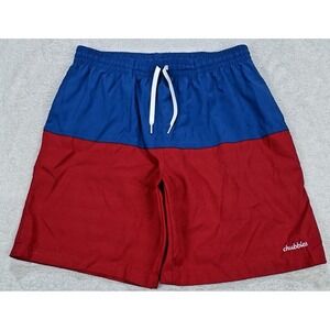Chubbies The Liberties Swim Trunks 5.5" Red White Blue USA Mesh Lined Mens Large